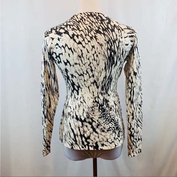 INC Animal Print Sequins Cardigan Sz M - Picture 4 of 7